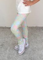 Legging Infantil Estampa Laranja Candy Color