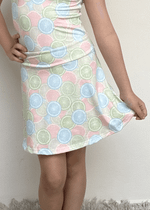 Shorts Saia Infantil  Estampa Laranja Candy Color