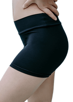 Kit Shorts Infantil Segunda Pele Preto 4 Peças