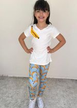 Legging Infantil Estampa Banana