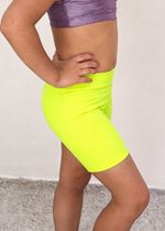 Bermuda Infantil Amarelo Neon