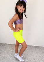Bermuda Infantil Amarelo Neon