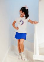 Shorts Saia Azul Royal