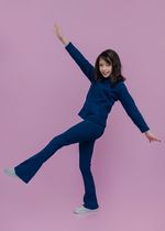 Bailarina Marinho Básica Infantil
