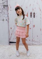 Cropped Infantil Oversized Laranja Candy Color