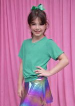 T-shirt Infantil Visco Verde
