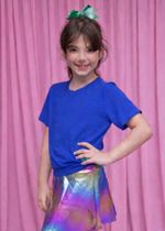 T-shirt Infantil Visco Azul