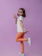 Legging Infantil Tangerina