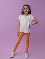 Legging Infantil Tangerina