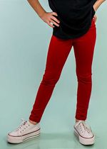 Legging Infantil Vermelha 