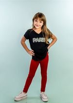 Legging Infantil Vermelha 