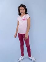 Legging Infantil Marsala 