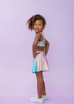 Shorts Saia Infantil Unicórnio Cirre