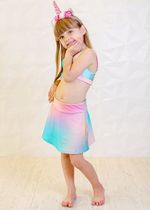Shorts Saia Infantil Unicórnio Cirre
