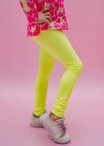Legging Infantil Amarelo Neon
