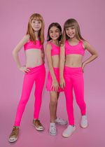 Legging Infantil Pink Neon