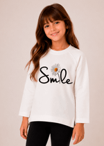 Moletinho Infantil Branco Smile