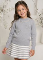 Conjunto Tricot em Linha Mescla