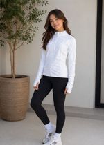 Casaco Femino Teen Slim Fit Branco