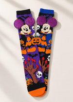 Par de Meias Mickey Halloween 3D