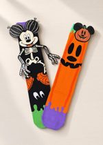 Par de Meias Mickey Abóbora Halloween 3D