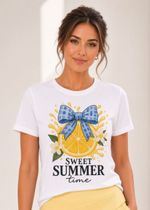 T-Shirt Adulto Off White Sweet Summer Time