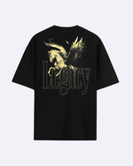 Camiseta Oversized Preta Horse