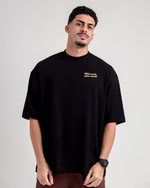 Camiseta Oversized Preta Horse