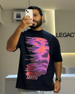 Camiseta Oversized Preto Frequency 03