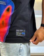 Camiseta Oversized Preto Frequency 06