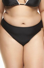 Calcinha Plus Size Fio Preta