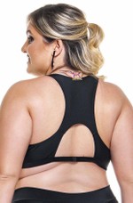 Sutiã Plus Size Nadador, Preto