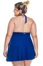 Maiô Plus Size Saída Com Bojo, Azul Marinho