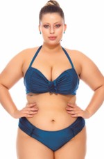 Sutiã Plus Size Bojo, Arco, Detalhe Drapeado, Galáxia