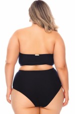 Sutiã Plus Size Bojo, Arco, Manga Removível, Preto