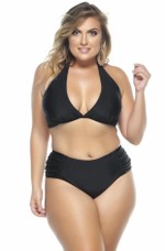 Sutiã Plus Size Amarrado, Arco, Preto