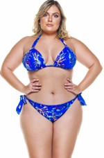 Calcinha Plus Size Com Amarração Lateral Pacífico