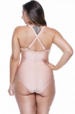 Maiô Plus Size Alças Presas Por Gancho Chantilly