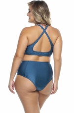 Sutiã Plus Size Amarração Frontal, Costas Fechadas, Galáxia