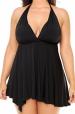 Maiô Plus Size Saída Com Bojo, Preto