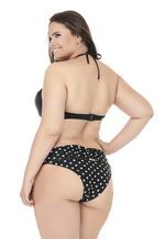 Sutiã Plus Size Bojo, Arco, Franzido Frontal, Poá