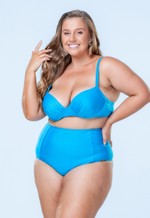 Sutiã Plus Size Drapeado, Bojo, Arco, Alças Reguláveis, Noronha