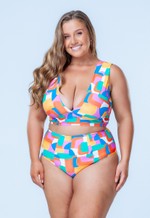 Sutiã Top Plus Size Com Bojo, Alças Largas, Brasilidade