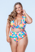 Calcinha Alta Plus Size Hot Pant, Brasilidade