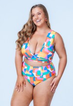 Calcinha Alta Plus Size Hot Pant, Brasilidade