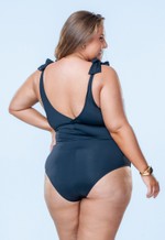 Maiô Plus Size Bojo Ideal Para Altas Com Quadril Mais Largo, Preto