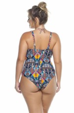 Maiô Plus Size Com Arco Sem Bojo, África