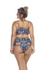 Sutiã Plus Size Faixa, Alças Removíveis, Bojo, África