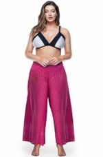 Calça Plus Size Em Renda Laise Favos, Lichia