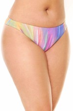 Calcinha Plus Size Cavada Estampa Aurora